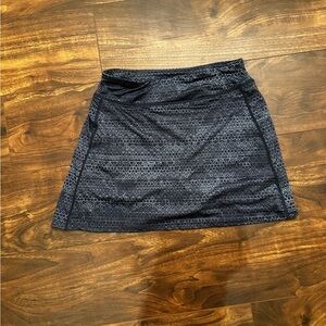 Blue patterned golf / tennis skort‎ - size small